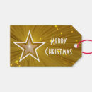 Search for gold christmas gift tags Stars