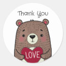 Search for bear love stickers Brown