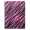 Search for pink zebra stripes notebooks Animal