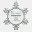 Search for weddings heart christmas tree decorations For her