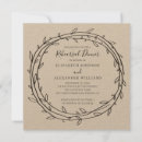 Search for wreath rehearsal dinner invitations Simple