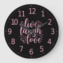Search for live laugh love clocks Motivational