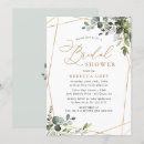 Search for greenery bridal shower invitations Elegant