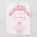 Search for a little sweetheart is on the way baby girl shower invitations For her