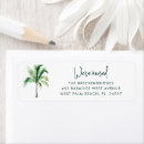 Search for coastal return address labels Minimalist
