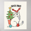 Search for santa reindeer posters Christmas tree