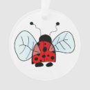 Search for ladybug round christmas tree decorations Cartoon