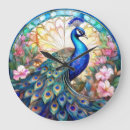 Search for peacock clocks Colourful