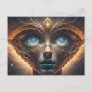 Search for beings postcards Alien