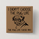 Search for funny pug badges Pugs