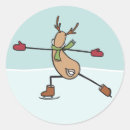 Search for cute reindeer stickers Merry christmas