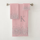 Search for silver glitter bath towels Elegant