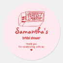 Search for hand drawn font stickers Bridal shower