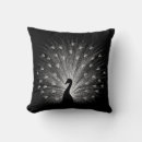 Search for white peacock cushions Animal