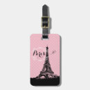 Search for paris luggage tags Girly