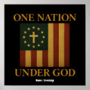Search for one god posters Flag