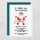Search for funny golfer invitations Open house