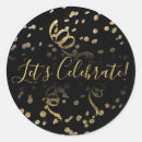 Search for gold bubble stickers Black