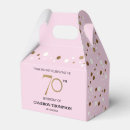 Search for 70th birthday favour boxes Gold