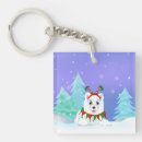 Search for samoyed key rings Xmas