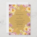 Search for rustic purple sunflower wedding invitations Botanical
