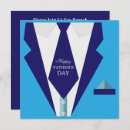 Search for suit and tie invitations Blue