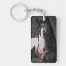 Search for horses rectangular key rings Western