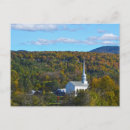 Search for vermont autumn postcards Church