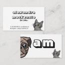Search for sitter business cards Minimalist