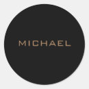 Search for gold and black stickers Typography