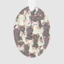 Search for grey cat christmas tree decorations Kitty