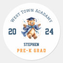 Search for graduation cap and gown stickers Blue