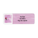 Search for womens return address labels Pink