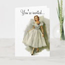 Search for 1950s bridal shower invitations Bride