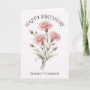 Search for january birthday cards Pink