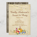 Search for pumpkin sweet 16 invitations Fall