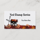 Search for raking leaves business cards Landscaping
