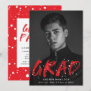 Search for red splatter invitations Modern