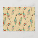 Search for feather pattern postcards Boho