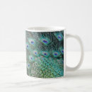 Search for colorful peacock mugs Plumage