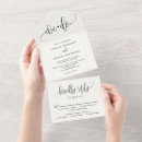 Search for modern suite wedding invitations Simple