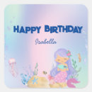 Search for rainbow fish stickers Mermaid