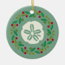 Search for seashell christmas tree decorations Wreath