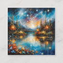 Search for reflections business cards Blue