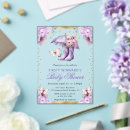 Search for purple umbrella baby shower invitations Watercolor