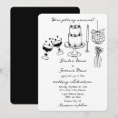 Search for illustrated wedding invitations Hand drawn