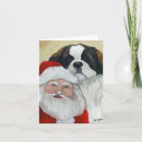 Search for st bernard christmas cards Puppy