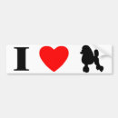 Search for poodle bumper stickers I love poodles