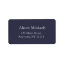 Search for border return address labels Typography