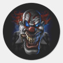 Search for clown faces stickers Creepy